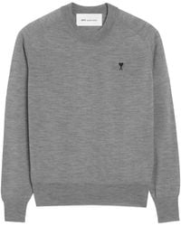 Ami Paris - Round-Neck Knitwear - Lyst