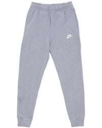 Nike - Herren-Fleece-Trainingshose Club Jogger Bb Partikelgrau/Partikelgrau/Weib - Lyst