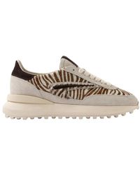 Date - Schoenen ,Veelkleurig ,Katoen Athleta Animalier Zebra Sneakers - Lyst