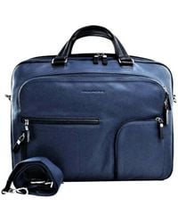Piquadro - Blaue Laptoptasche Im Spock-Stil - Lyst