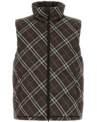 Burberry - Snowshill Reversible Mouwloze Donsjas - Lyst