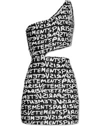 Vetements - Kleid mit logo - Lyst