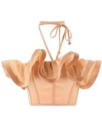 Elisabetta Franchi - Sleeveless Tops - Lyst