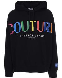 Versace - Sweatshirt mit Hood Cotton Markenname - Lyst