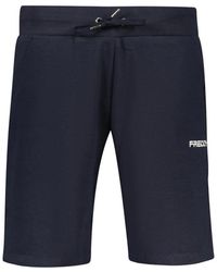 Freddy - Fitness ,Blauw ,Katoen Training Shorts - Lyst