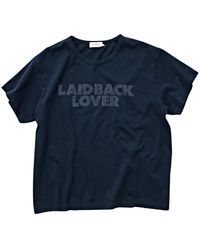 Second/Layer - Tops ,Blauw ,Katoen Laidback Lover T-Shirt - Lyst