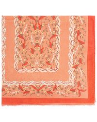 Etro - Schal Mit Blumenmuster - Lyst