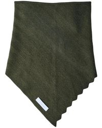 Jacquemus - Accessoires ,Groen ,Wol Le Chale Chevron Sjaal - Lyst