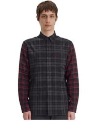 Fred Perry - M9644 102 Overhemd - Lyst