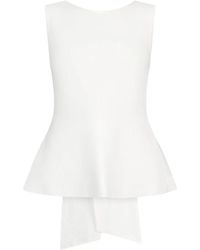 Liu Jo - Poplin Bow Cut-Out Top - Lyst