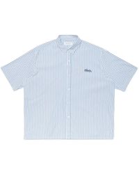 Edwin - Overhemden ,Blauw ,Katoen Toledo Shirt Ss - Lyst