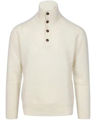Paolo Pecora - Truien & Vesten ,Wol Merino Wol Hoge Hals Trui - Lyst