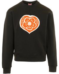 KENZO - Boke Heart Classic Sweatshirt - Lyst