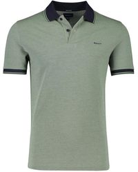 GANT - Polo a maniche corte verde - Lyst