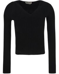 McQueen - V-Neck Knitwear - Lyst