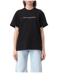 Stella McCartney - Klassisches Weißes T-Shirt Für Frauen - Lyst