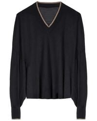 Mes Demoiselles - V-Neck Knitwear - Lyst