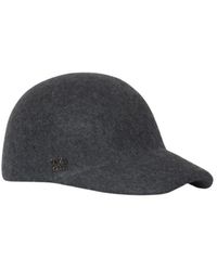 Cinzia Rocca - Accessoires ,Zwart ,Wol Klassieke Wollen Blend Pet - Lyst