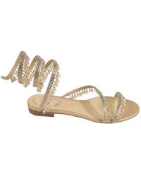 Rene Caovilla - Flat Sandals - Lyst