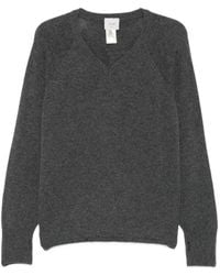 Alysi - Kasjmier Trui Met V-Hals - Lyst