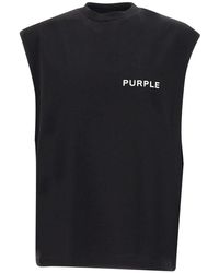 Purple Brand - Stylische t-shirts und polos in schwarz - Lyst