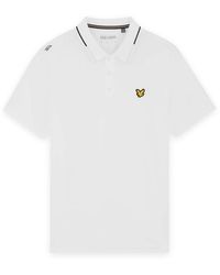 Lyle & Scott - Golf 1874 Tipped Tech Polo - Lyst