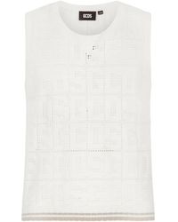 Gcds - Ärmelloser Pullover Mit Monogramm-Muster - Lyst