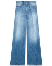 Dondup - Amber wide leg jeans - Lyst
