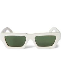 Off-White c/o Virgil Abloh - Weiße sonnenbrille mit original-etui,schwarze sonnenbrille mit original-etui - Lyst