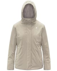 K-Way - Lil Soft Touch Marmotta Jacket - Lyst