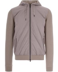 Herno - Sweatshirt Met Rits - Lyst