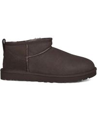 UGG - Schoenen ,Bruin ,Wol Classic Ultra Mini - Lyst