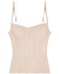 DIESEL - Tops ,Bruin ,Sleeveless Top - Lyst