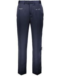 Off-White c/o Virgil Abloh - Slim-Fit Trousers - Lyst
