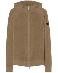 Rrd - Velvet Techno Wash Hood Zip Knit - Lyst