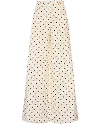 MSGM - Wide Trousers - Lyst