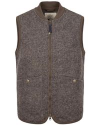 Bl'ker - Wollwalk Weste Wolf - Lyst