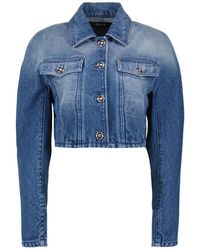 Versace - Jackets > denim jackets - Lyst