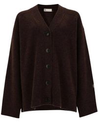 Tory Burch - Truien & Vesten ,Bruin ,Wol Wol Cardigan - Lyst