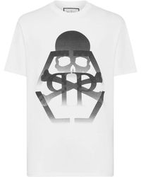 Philipp Plein - T-Shirt Ronde Hals Skull&Bones - Lyst