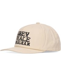 Obey - Accessoires ,Katoen Gebogen Klep Snapback Pet - Lyst