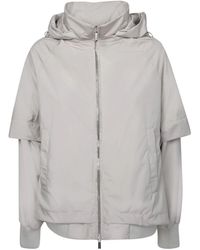 Moorer - Graue Jacke Für Frauen - Lyst