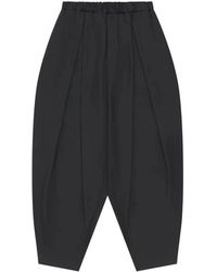 Comme des Garçons - Geplooide Wijde Broek - Lyst