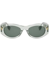 Fendi - Glasses,oval grün transparent sonnenbrille fe40125i 95n - Lyst