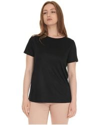 Fay - Tops ,Zwart ,Korte Mouw Jersey T-Shirt - Lyst