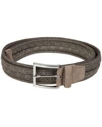 Orciani - Rope Elast Linen Riem 3.5 Cm - Lyst