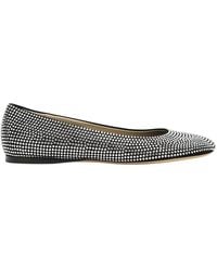 Loewe - Ballerina Toy Leather And Rhinestones Sandal - Lyst