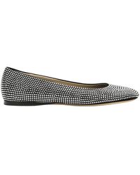 Loewe - Schoenen ,Zwart ,Leer Ballerina's Met Spitse Neus - Lyst
