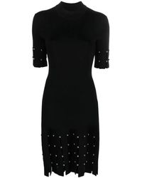 Jonathan Simkhai - Kleedjes ,Zwart ,Nylon Zwarte Casual Mini Jurk - Lyst