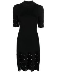 Jonathan Simkhai - Kleedjes ,Zwart ,Nylon Zwarte Casual Mini Jurk - Lyst